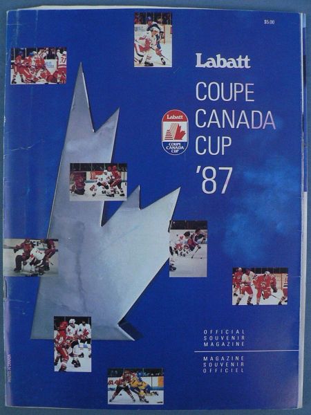 P80 1987 Canada Cup Program